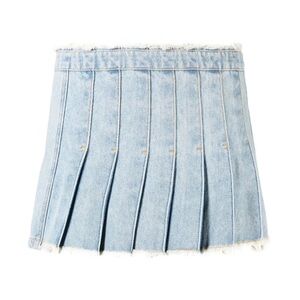 Andersson Bell pleated wrap denim skirt. Size 27. Excellent condition!